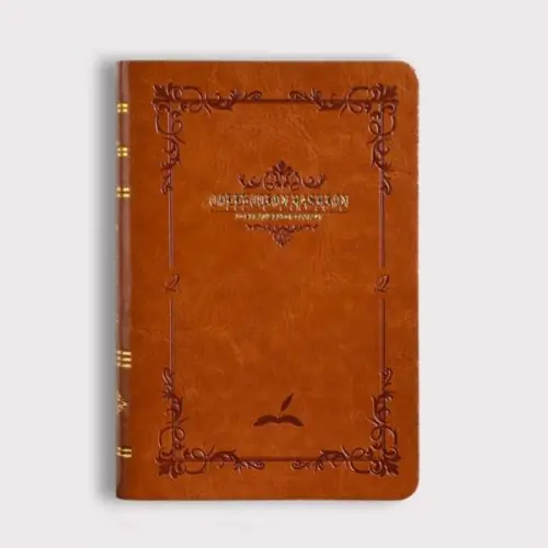 Image de Cahier Vintage Or - Compact & Portable