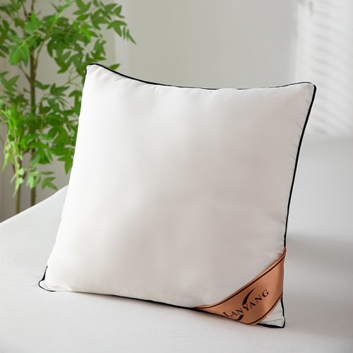 Immagine di Cuscino da Divano di Lusso Bianco Puro 45x45 cm in Tessuto di Alta Qualità con Alto Rimbalzo – Ideale per Salotto, Auto e Arredamento Domestico