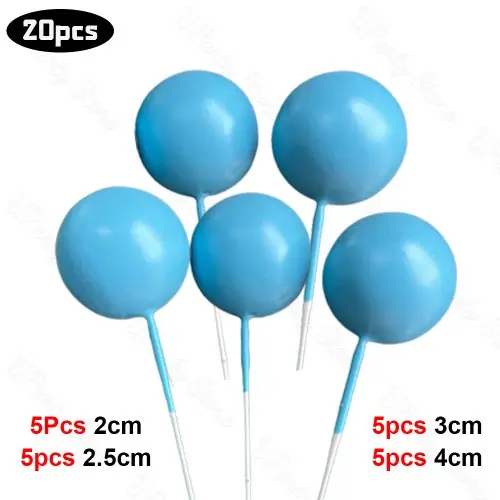 Boules bleu foncé