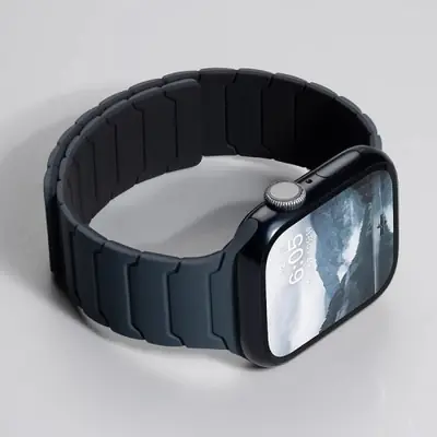 Image de Bracelet Magnétique Silicone pour Apple Watch