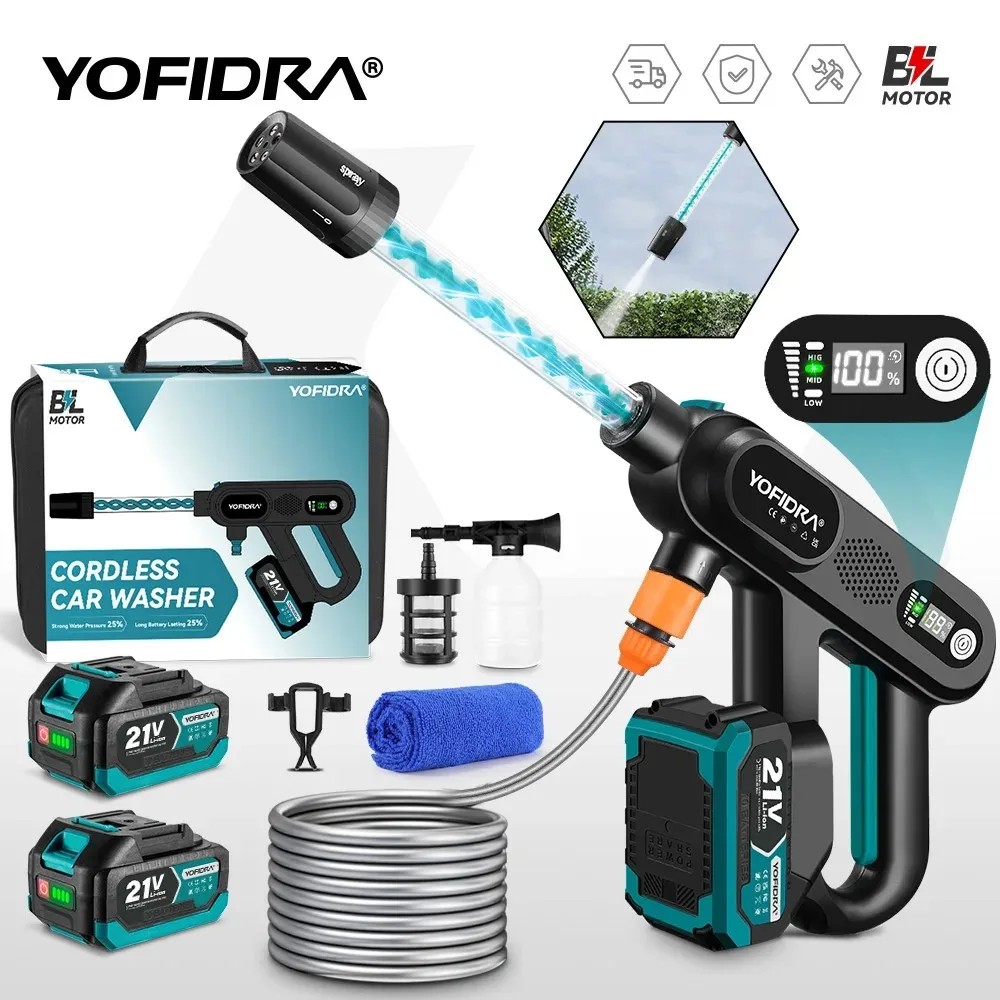 Bild von Hochdruckreiniger mit 220 Bar – Bürstenlos & Kompatibel mit Makita 18V