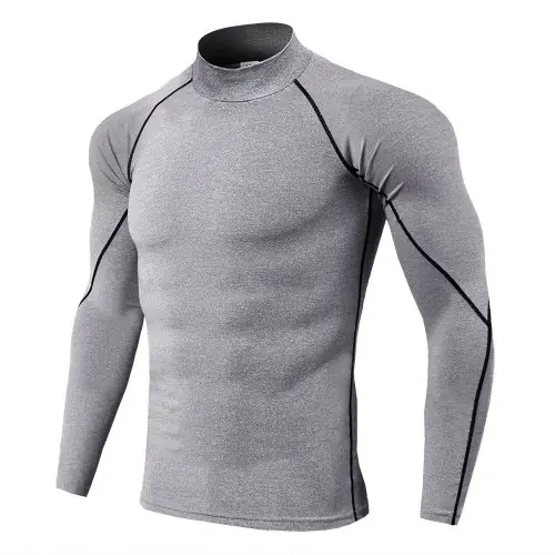 Image de T-Shirt de Compression Homme - Manches Longues Fitness & Sport