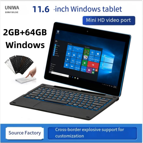 Image de Tablette PC 2 en 1 6 Pouces Windows 10/11 avec Clavier