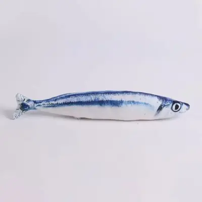 Image de Jouet Chat Poisson 3D - Peluche Anti-Morsure