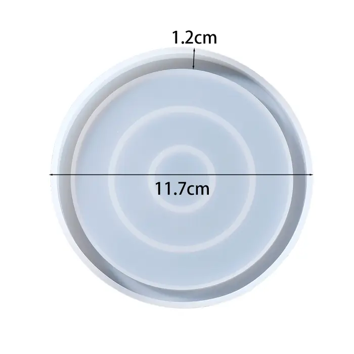 Image de Moule Silicone Ovale pour Résine Époxy - Bricolage & Décoration