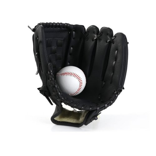 Imagen de Guante de béisbol para adultos y jóvenes 9,5-12,5 pulgadas Entrenamiento Outfield Mitt Cuero sintético premium Béisbol Softbol (NO BASEBALL)