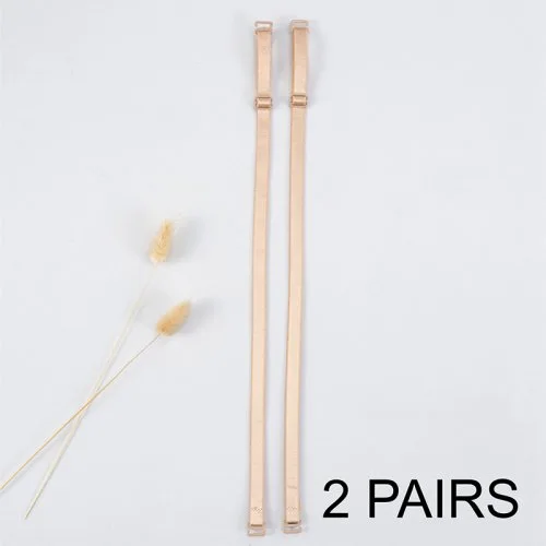 2 pares beige