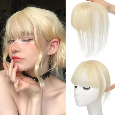 Image de Franges Naturelles 3D - Perruque Topper Cheveux Humains
