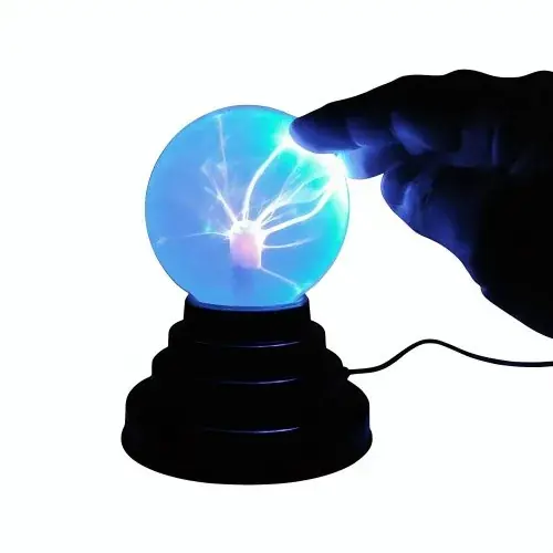 Image de Lampe Boule de Plasma Magique - Veilleuse LED Tactile