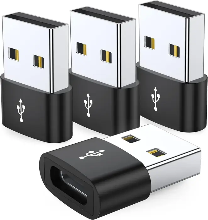 Image de Adaptateur USB-C vers USB-A - Lot de 4