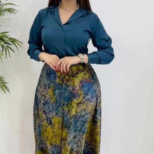 Immagine di Elegante Set Due Pezzi per Donne Musulmane