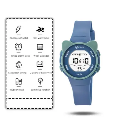 Image de Montre Enfant Meow Star - Étanche & Réveil