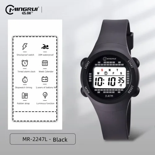 Negro reloj
