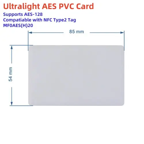 Image de Carte RFID Ultra-Légère AES 13.56MHz - Sécurité Avancée