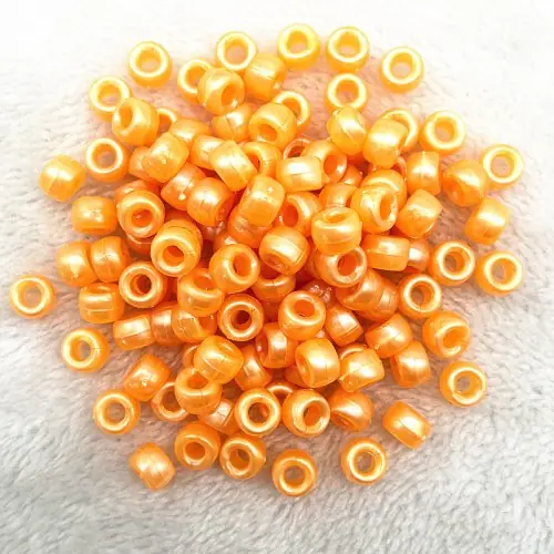 Image de Perles Lumineuses Acryliques 8x6mm - Kit Créatif pour Bracelets