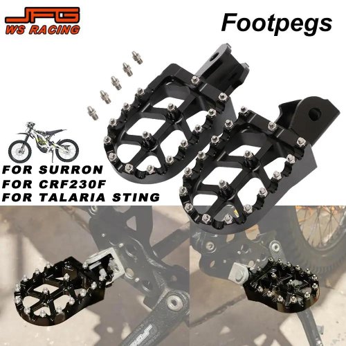 Imagen de Clavija de pie CNC para motocicletas Surron Talaria, accesorios, pedal para Talaria Sting Sur Ron Lightbee Honda CRF 150F 230F