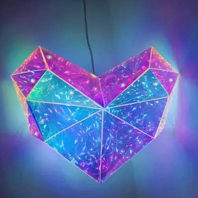 Image de Étoile Lumineuse LED USB - Déco Intérieure Iridescente