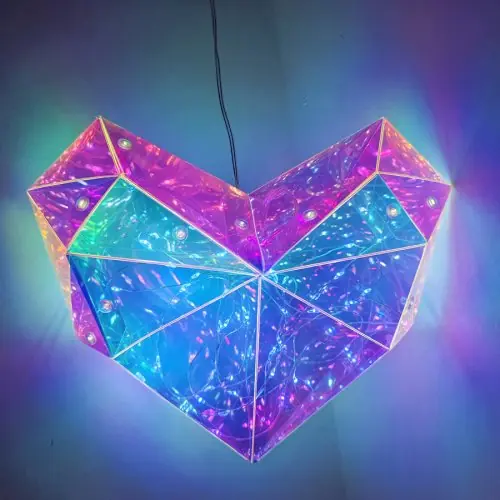Image de Étoile Lumineuse LED USB - Déco Intérieure Iridescente