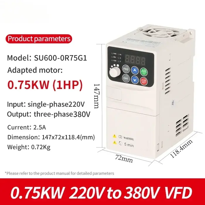 0.75KW-220V -380V-1