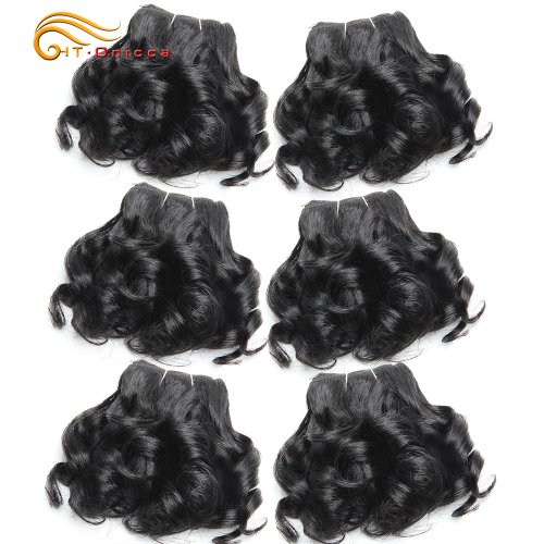 Afbeelding van Krullend Braziliaans Haar – Kort & Bouncy Ombre