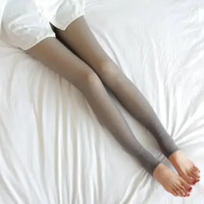 Image de Collants Thermiques Taille Haute Effet Peau