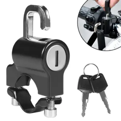 Image de Serrure Antivol pour Casque Moto - Sécurité Renforcée