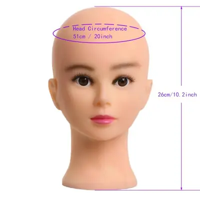 Image de Support de Tête de Mannequin pour Perruque - Trépied Réglable
