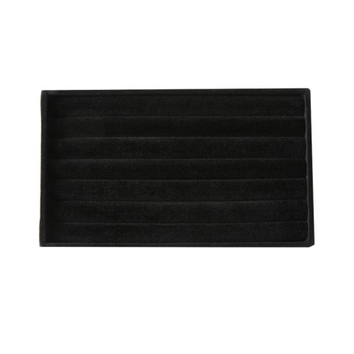 Afbeelding van Stapelbare fluwelen sieradenorganizer – elegante en draagbare houder voor ringen, oorbellen en kettingen met beschermende binnenlaag