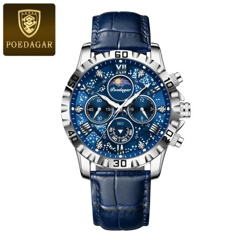 Zilver blauw