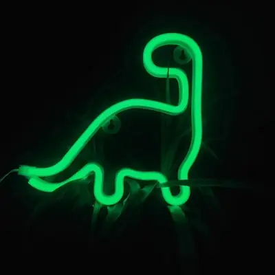 Image de Dinosaure LED Neon - Applique Murale Lumineuse