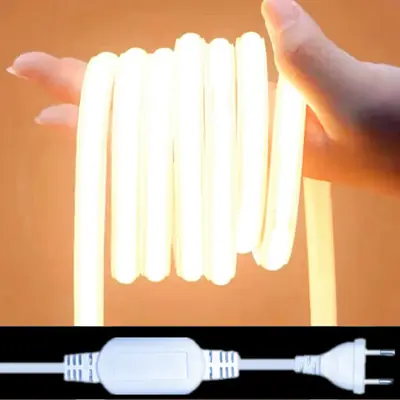Image de Bande LED COB 220V - Éclairage Intérieur & Extérieur