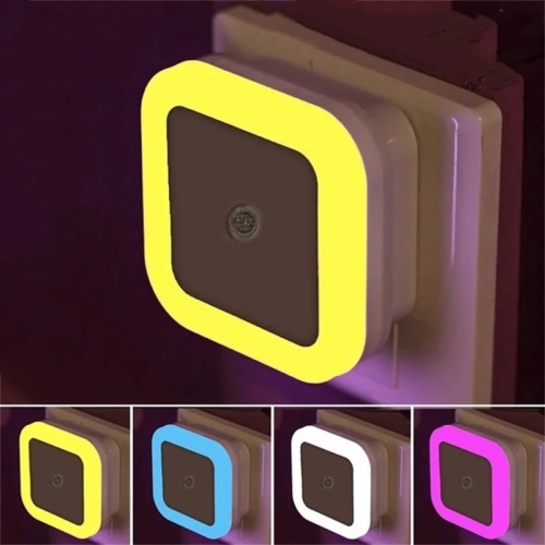 Imagen de Luz Nocturna LED Inalámbrica con Sensor de Movimiento y Luz Ambiente, Mini Lámpara Decorativa con Enchufe Europeo y Estadounidense para Habitación de Niños, Dormitorio y Sala de Estar