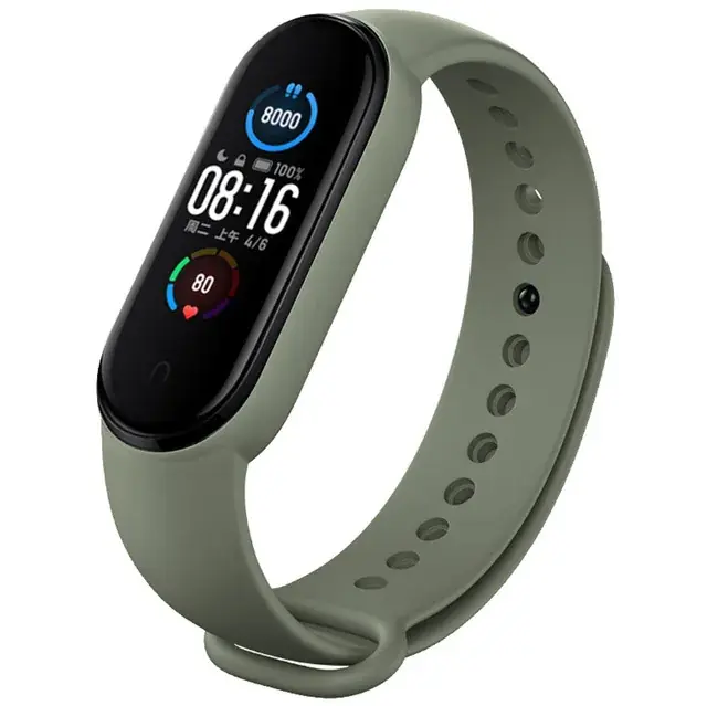 Image de Bracelet de remplacement en silicone pour Xiaomi Mi Band 3 à 7