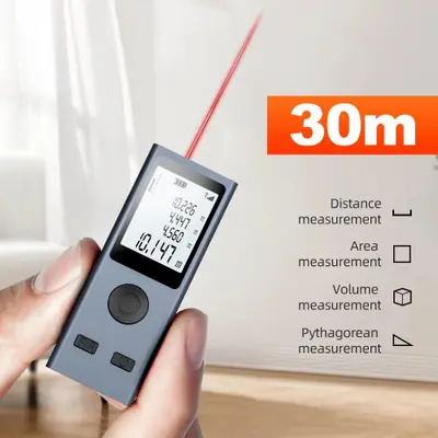 Image de Télémètre Numérique Portable - Mesure Précise jusqu'à 60m