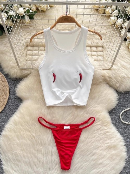 Imagen de Traje de Baño de Dos Piezas para Mujer - Estilo Verano en la Playa