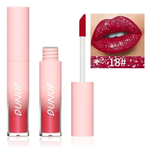 Imagen de Lápiz Labial Líquido Metálico con Brillo Diamante