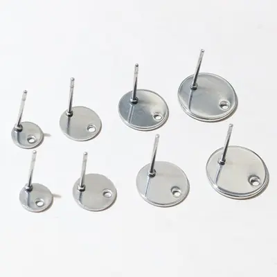 Image de Broches Stud Plaqué Or - 20 pcs pour Création de Bijoux
