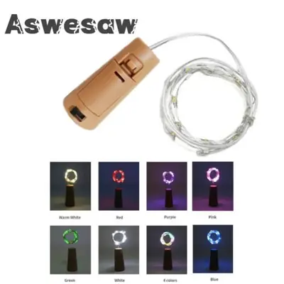 Image de Lampe Fée Bouchon de Vin LED - Décoration Lumineuse pour Noël et Mariage