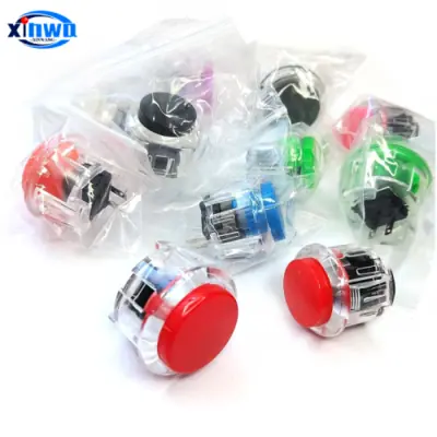 Image de Kit Arcade Sanwa - Joystick & Boutons Transparentes