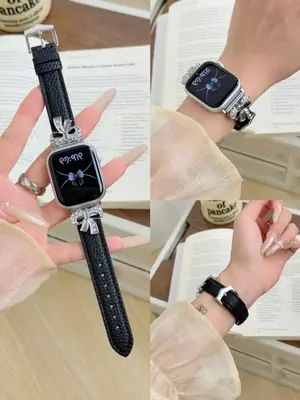 Image de Bracelet Cuir pour Apple Watch - Élégant & Confortable