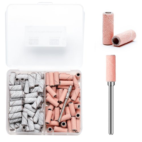 Imagen de Mini Bandas de Lijado para Uñas en Forma de Cebra, 3mm, 80 Unidades - Accesorios para Máquina Eléctrica de Pulido y Remoción de Esmalte Acrílico y Gel UV