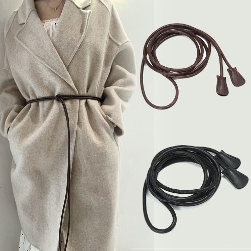Zdjęcie Elegancki Pasek W Talii z Luksusowym Vintage Designem – Wiązany, Modny i Wszechstronny Akcesorium do Odzieży