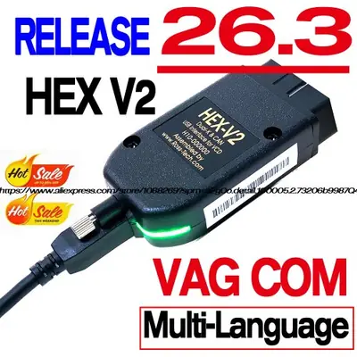 Image de Outil de diagnostic VAGCOM 2026 pour VW, Audi, Skoda, Seat - Multilingue