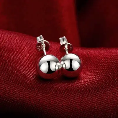 Image de Boucles d'oreilles en Argent Sterling 925 - Élégantes & minimalistes