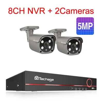 Image de Kit Caméra de Sécurité 4K POE avec Audio Bidirectionnel