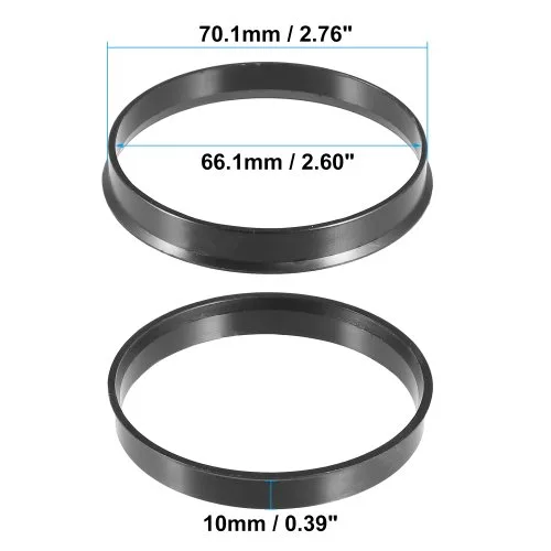 70.1mm to 66.1mm
