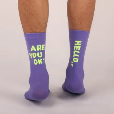Image de Chaussettes de Cyclisme Respirantes - Séchage Rapide & Anti-Transpiration