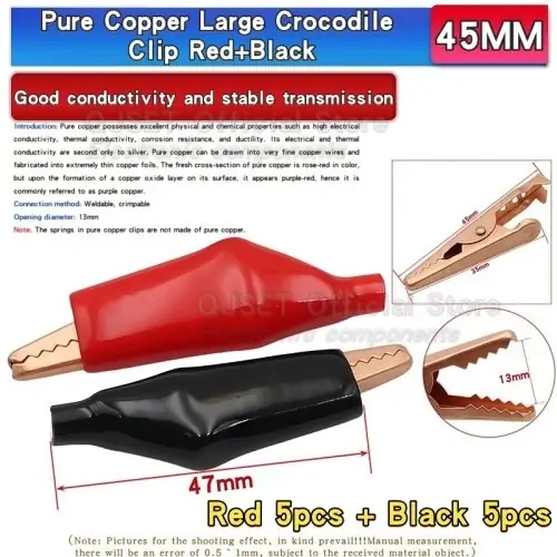 45mm rot schwarz 10pcs