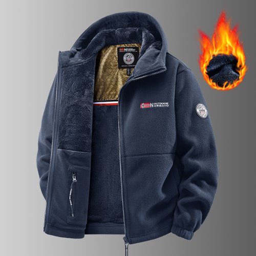 Immagine di Giacca Invernale Uomo Riscaldata con Fodera in Pile Termica, Cappotto Sportivo Tattico Softshell per Escursionismo e Attività all'Aperto