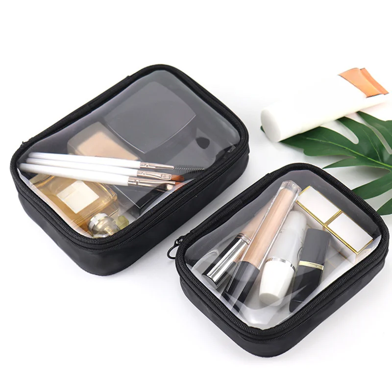 Bild von Wasserdichte Make-up-Tasche aus PVC – Durchsichtig & Praktisch für Reisen